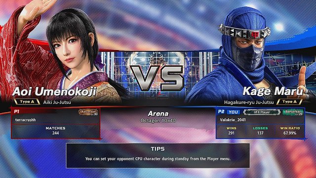 Valakrie (KA) vs terracrush (AO) 06.08.2021 1 OF 2 (Virtua Fighter 5: Ultimate Showdown)