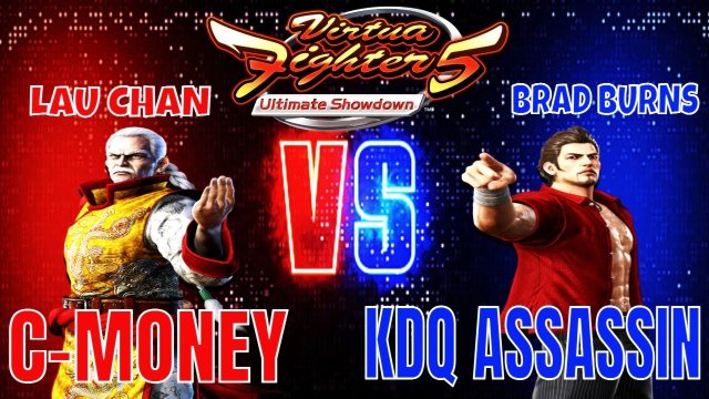 VF5US- C-MONEY VS KDQ ASSASSIN! (Lau Chan VS Brad Burns Gameplay, FGC)