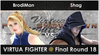 BrodiMan vs. Shag - Virtua Fighter @ Final Round 18