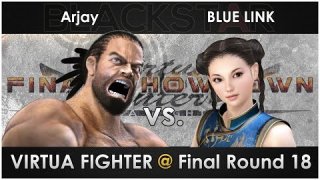 Arjay vs. BLUE LINK - Virtua Fighter @ Final Round 18